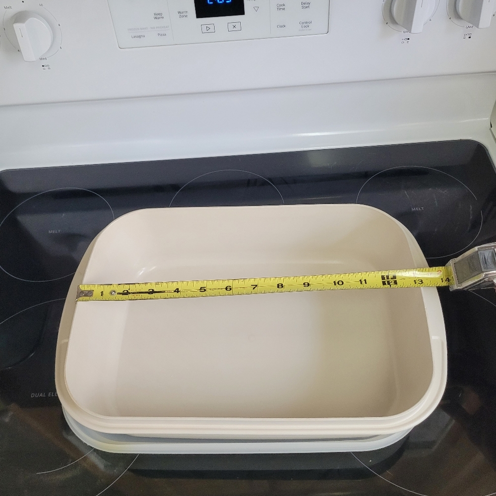 TUPPERWARE ULTRA 21 OVENWARE DEEP ROASTING PAN 5 QUART 9X13 DISCONTINUED - Picture 9 of 9